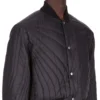Chaqueta de vuelo acolchada Concordians FW25 de Rick Owens en nailon ligero negro RU02E1727NPT1-09 Chaqueta de vuelo acolchada Concordians FW25 de Rick Owens en nailon ligero negro RU02E1727NPT1-09