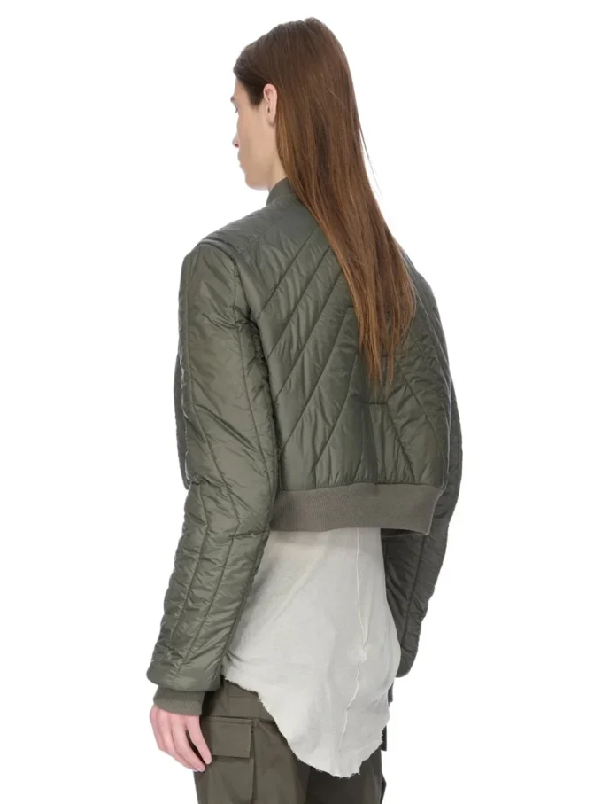CHAQUETA DE VUELO ACOLCHADA CONCORDIANS FW25 DE RICK OWENS EN NYLON LIGERO BOSCO. RU02E1727NPT1-25 CHAQUETA DE VUELO ACOLCHADA CONCORDIANS FW25 DE RICK OWENS EN NYLON LIGERO BOSCO. RU02E1727NPT1-25