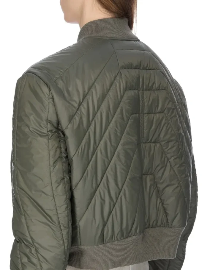 CHAQUETA DE VUELO ACOLCHADA CONCORDIANS FW25 DE RICK OWENS EN NYLON LIGERO BOSCO. RU02E1727NPT1-25 CHAQUETA DE VUELO ACOLCHADA CONCORDIANS FW25 DE RICK OWENS EN NYLON LIGERO BOSCO. RU02E1727NPT1-25