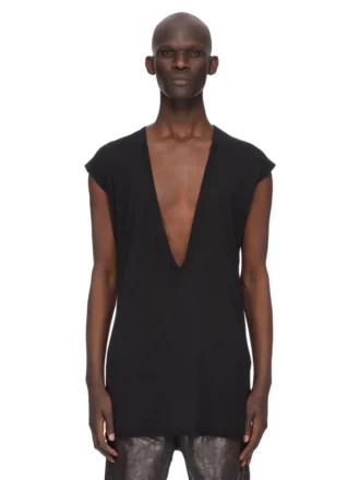 DRKSHDW FW25 CONCORDIANS DYLAN T EN NEGRO JERSEY DE GASA DE ALGODÓN NEGRO DU02E7157BH-09