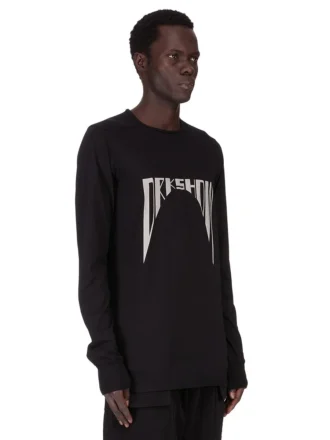 DRKSHDW FW25 CONCORDIANS LEVEL LS T EN JERSEY DE ALGODÓN DE PESO MEDIO NEGRO DU02E7260RNEP4-0908