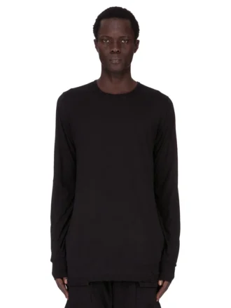 DRKSHDW FW25 CONCORDIANS LEVEL T EN JERSEY DE GASA DE ALGODÓN NEGRO DU02E7260BH-09