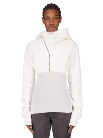 DRKSHDW FW25 CONCORDIANS MICRO MOUNTAIN HOODIE EN LECHE SUDADERA GRUESA FURKA DS02E7237F-11 DRKSHDW FW25 CONCORDIANS MICRO MOUNTAIN HOODIE EN LECHE SUDADERA GRUESA FURKA DS02E7237F-11