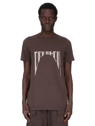 DRKSHDW FW25 CONCORDIANS NIVEL T EN JERSEY DE ALGODÓN DE PESO MEDIO COLOR POLVO OSCURO SUCIO/PERA DU02E7250RNEP4P-7808