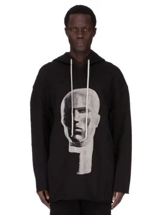 DRKSHDW FW25 CONCORDIANS PETER HOODIE NEGRO/PERLA SUDADERA GRUESA FURKA DU02E7280FEP1P-0908 DRKSHDW FW25 CONCORDIANS PETER HOODIE NEGRO/PERLA SUDADERA GRUESA FURKA DU02E7280FEP1P-0908