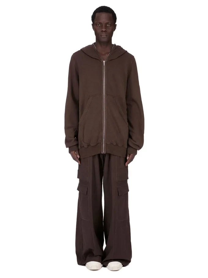 DRKSHDW FW25 CONCORDIANS SUDADERA CON CAPUCHA JUMBO GIMP EN FELPA DE POLVO OSCURO DU02E7283FSL-78 DRKSHDW FW25 CONCORDIANS SUDADERA CON CAPUCHA JUMBO GIMP EN FELPA DE POLVO OSCURO DU02E7283FSL-78