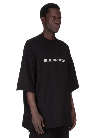 DRKSHDW FW25 CONCORDIANS TOMMY T EN JERSEY DE ALGODÓN DE PESO MEDIO NEGRO/PERLA DU02E7259RNEP2-0908