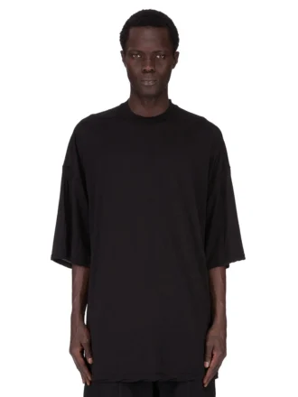 DRKSHDW FW25 CONCORDIANS TOMMY T EN JERSEY DE GASA DE ALGODÓN NEGRO DU02E7259BH-09